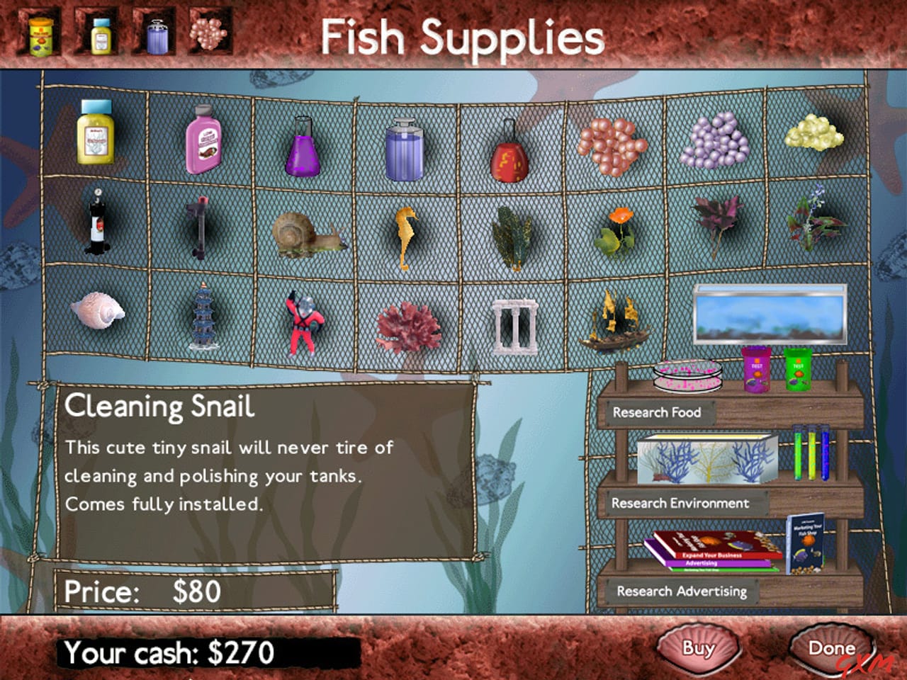 Screenshot 2 of Fish Tycoon