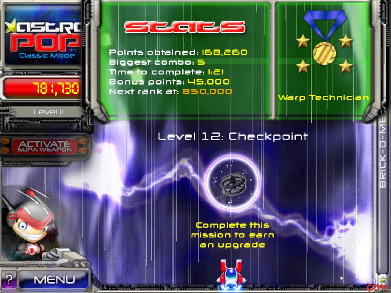 Screenshot 2 of Astropop Deluxe