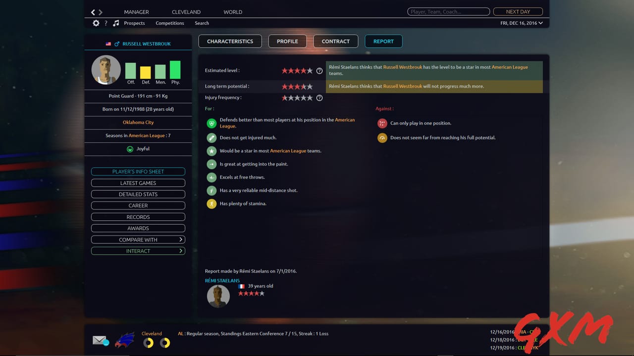 Screenshot 3 of Pro Basketball Manager 2017