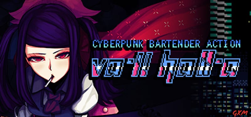 VA-11 Hall-A: Cyberpunk Bartender Action Poster